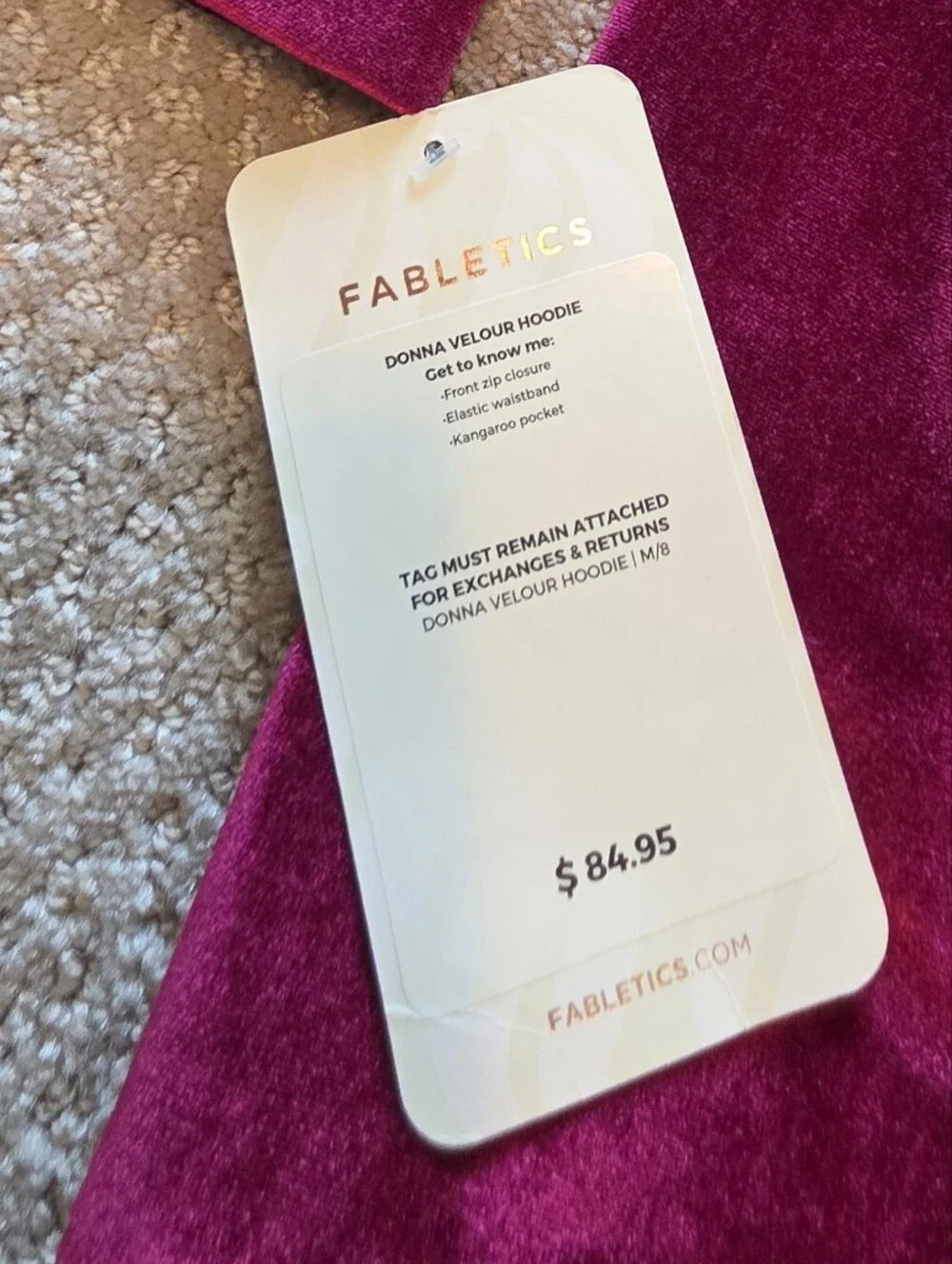 Fabletics soft velvet